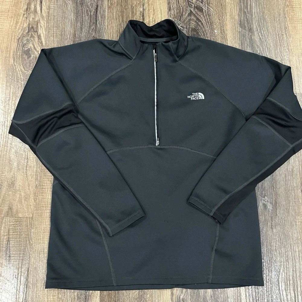 The North Face Men's L A5UV Long Sleeve 1/4 Zip Fitness Shirt Thumb Loops